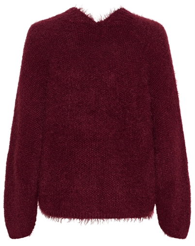Marta du Chateau - MDCDakota Strikcardigan - Bordeaux